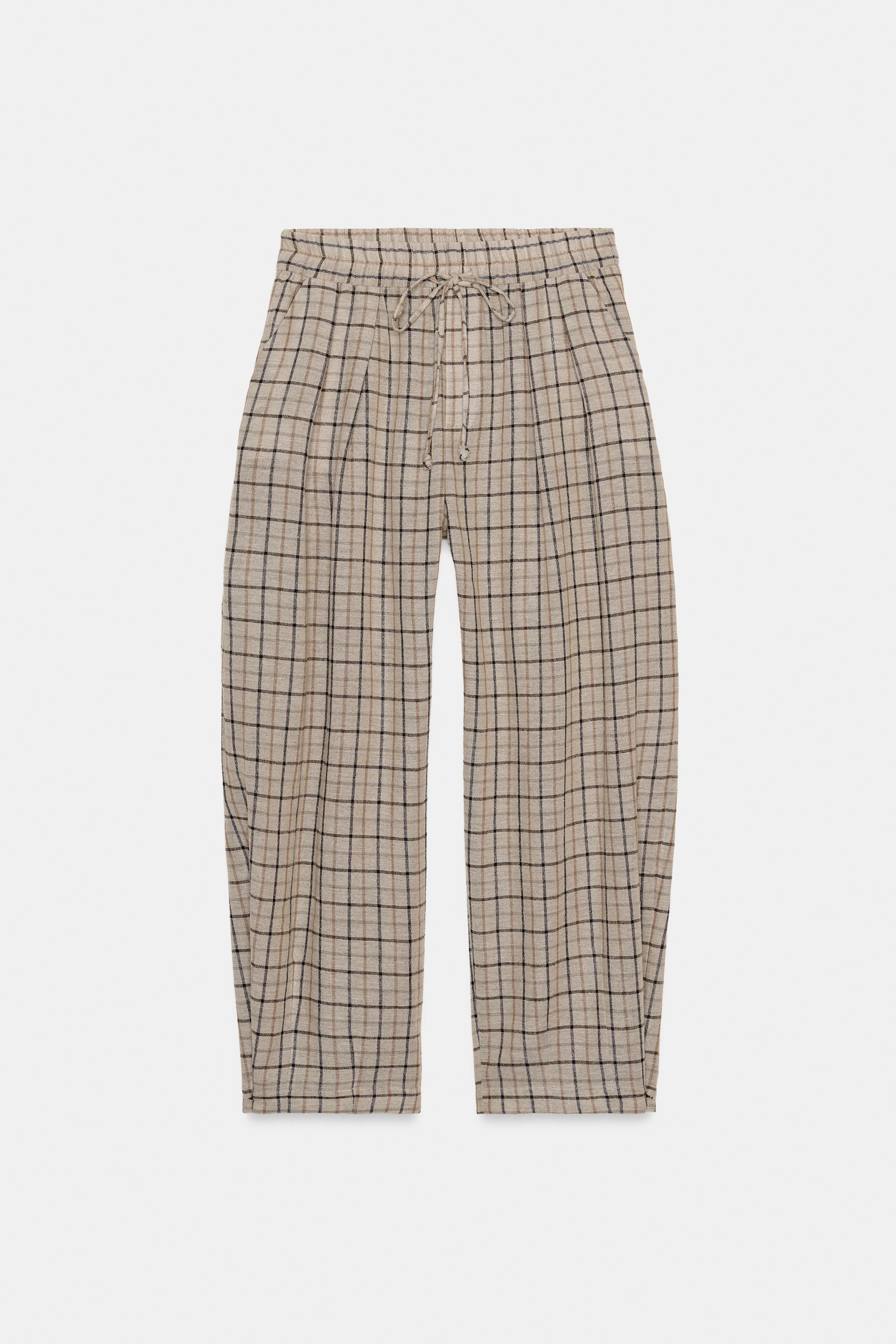 PANTALON À CARREAUX ZW COLLECTION